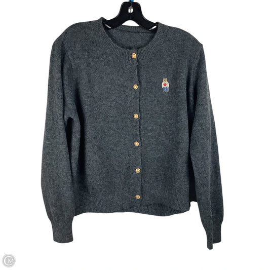 Sweater Cardigan By Clothes Mentor In Grey, Size: S