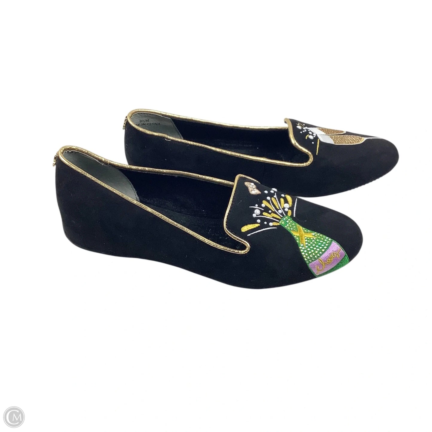 Shoes Flats By J Renee In Black, Size: 6.5