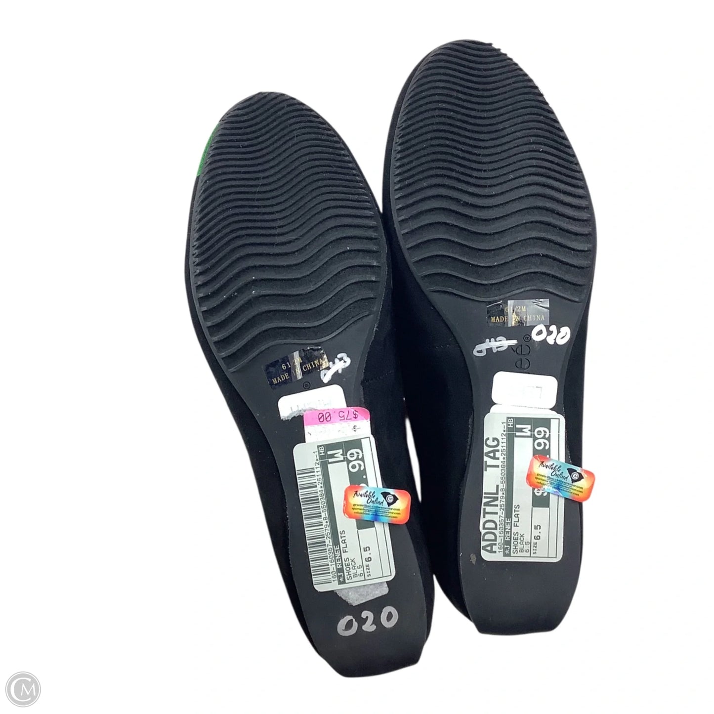 Shoes Flats By J Renee In Black, Size: 6.5