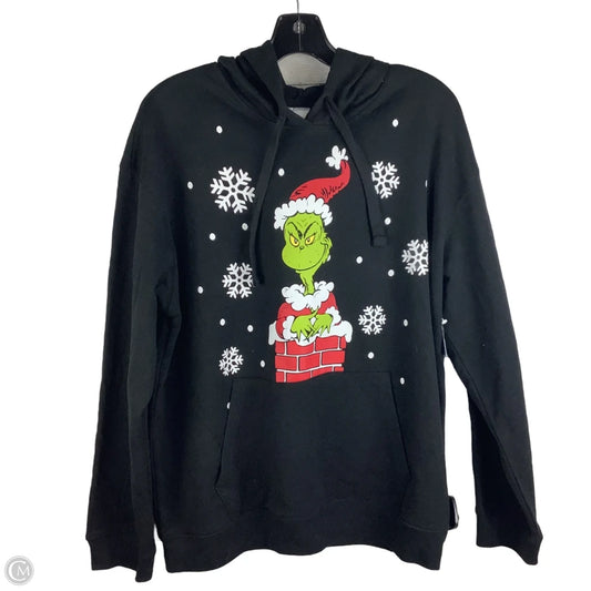 Sweatshirt Hoodie By Clothes Mentor In Black, Size: Xl