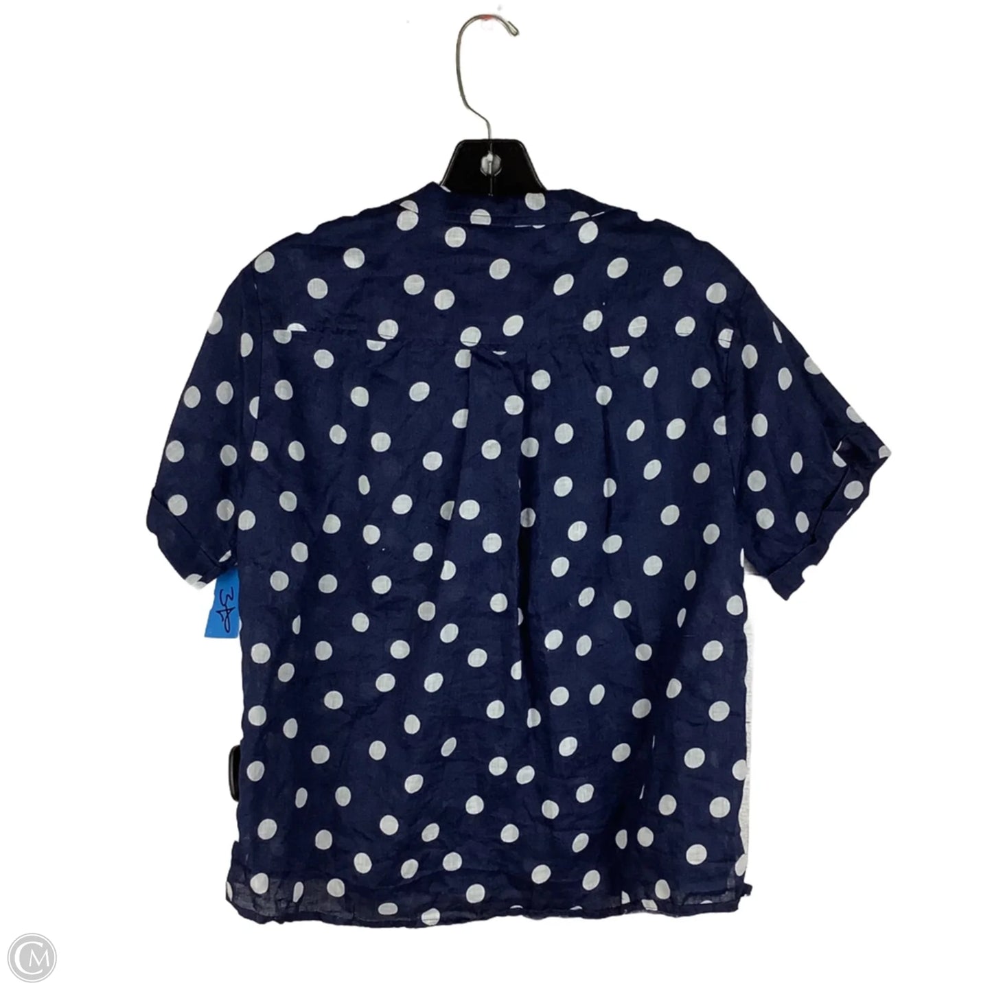 Top Short Sleeve By Maeve In Polkadot Pattern, Size: Xs