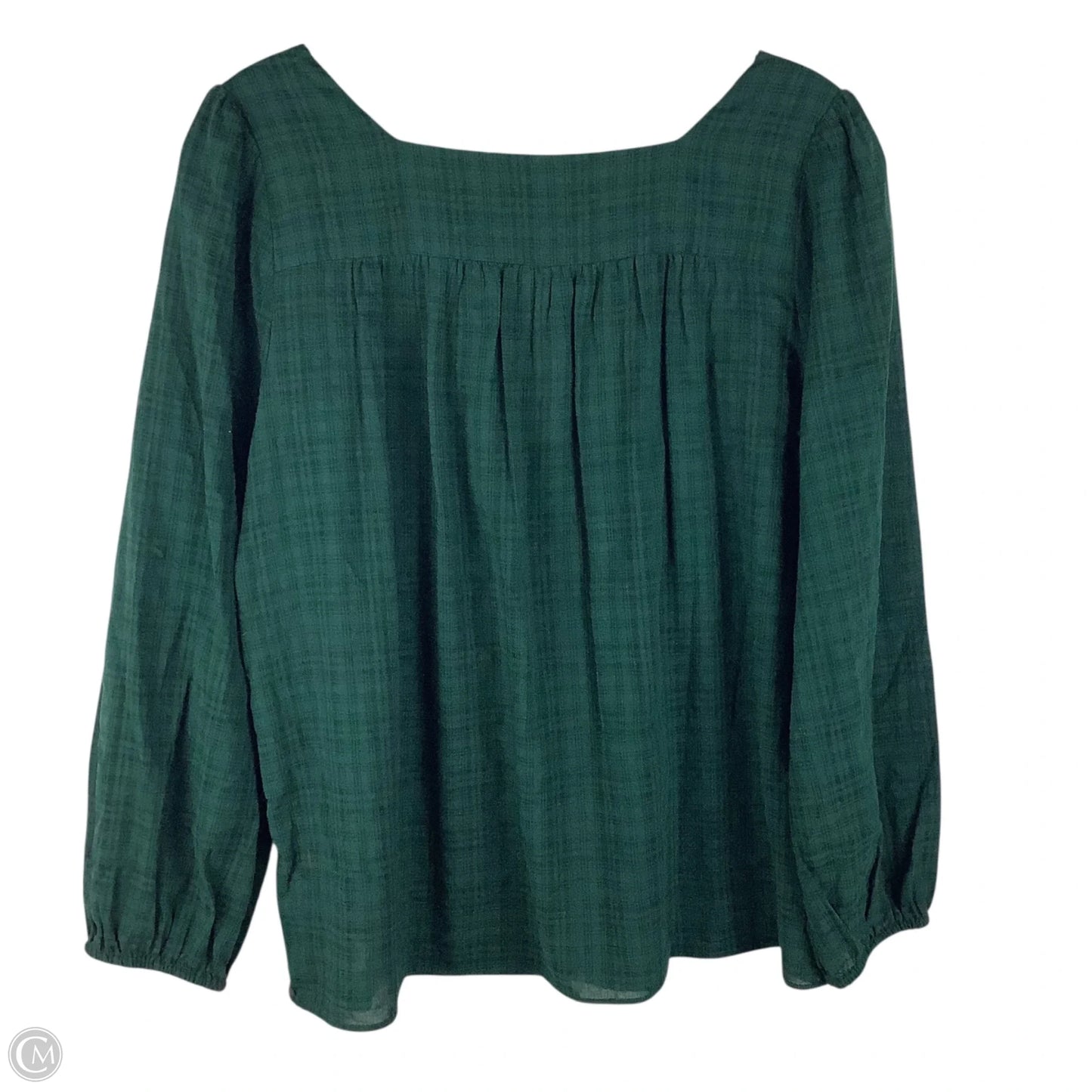 Top Long Sleeve By Madewell In Green, Size: S