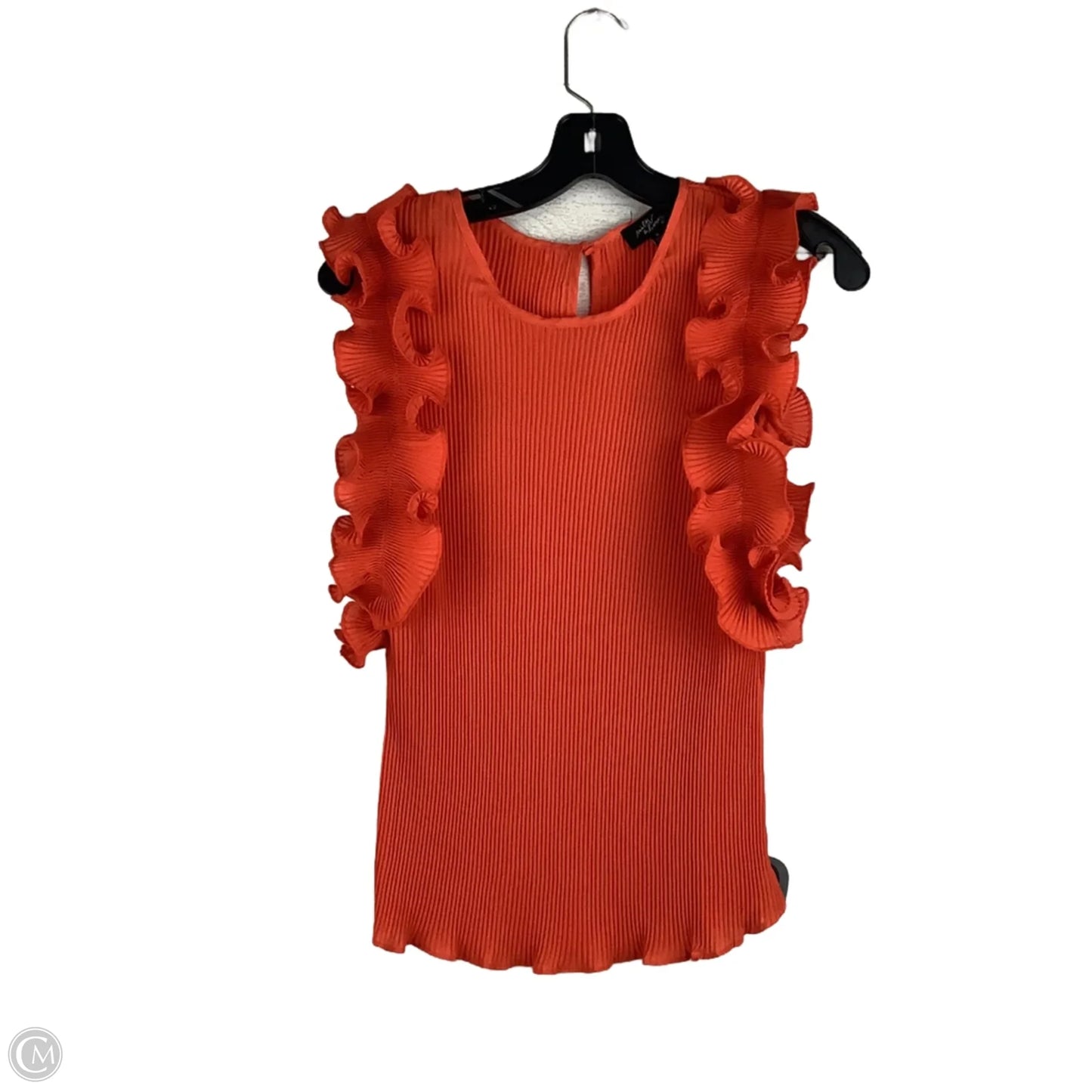 Top Sleeveless By Milk & Honey In Orange, Size: S