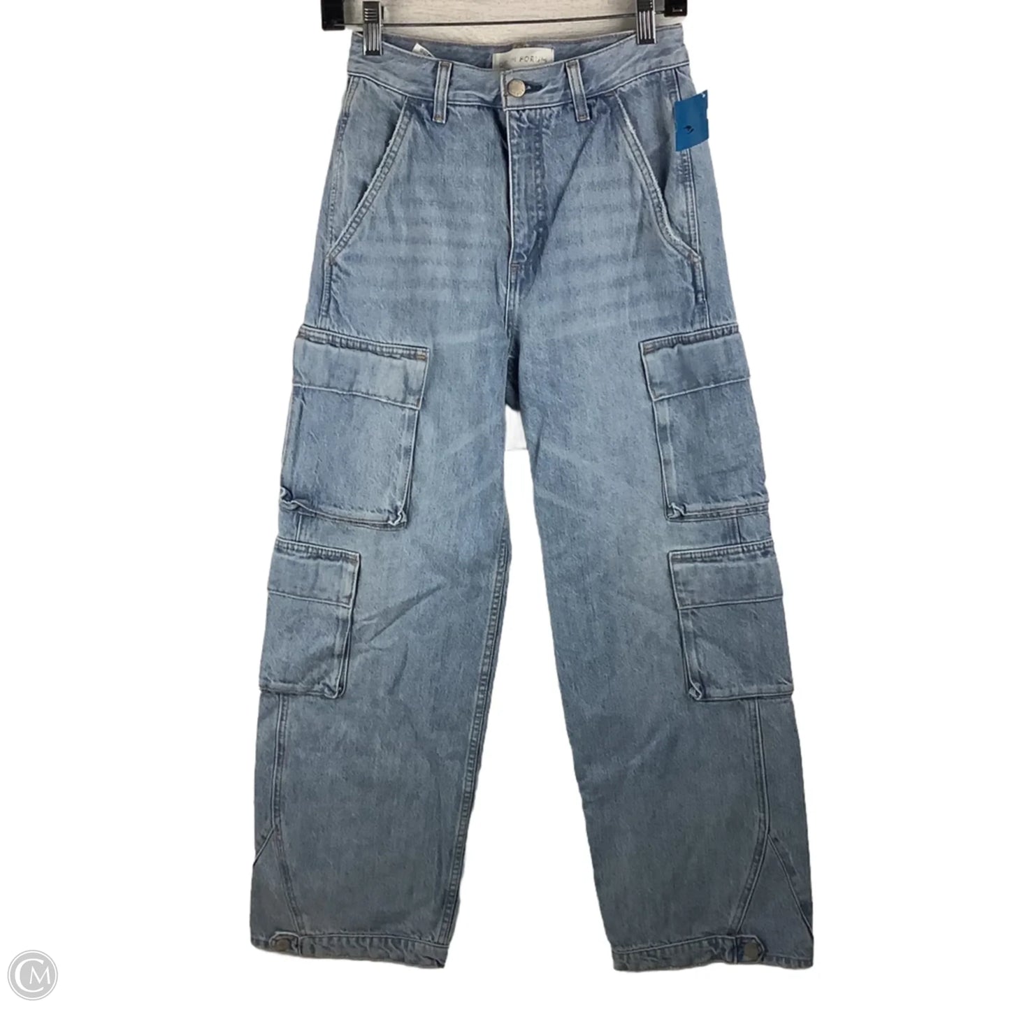 Jeans Wide Leg By Cmc In Blue Denim, Size: 0/24