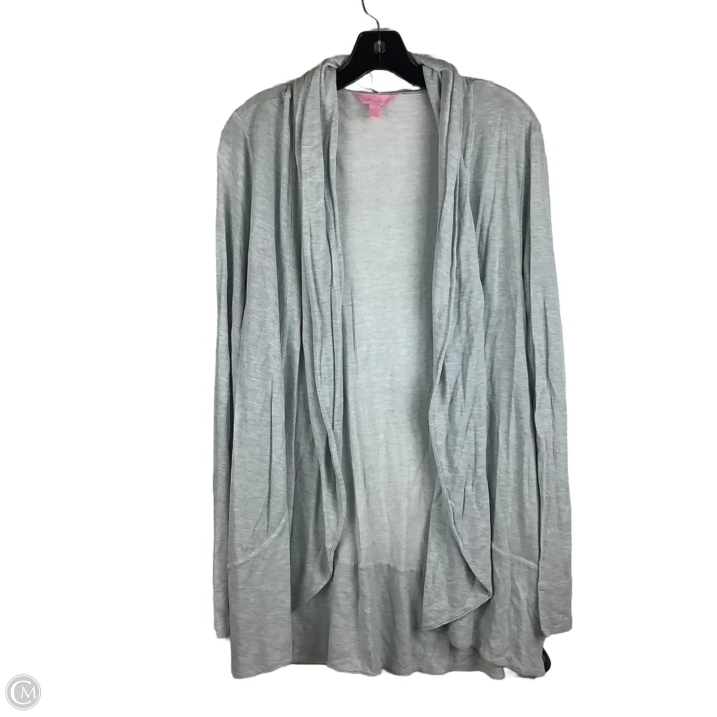 Cardigan Designer By Lilly Pulitzer In Grey, Size: L