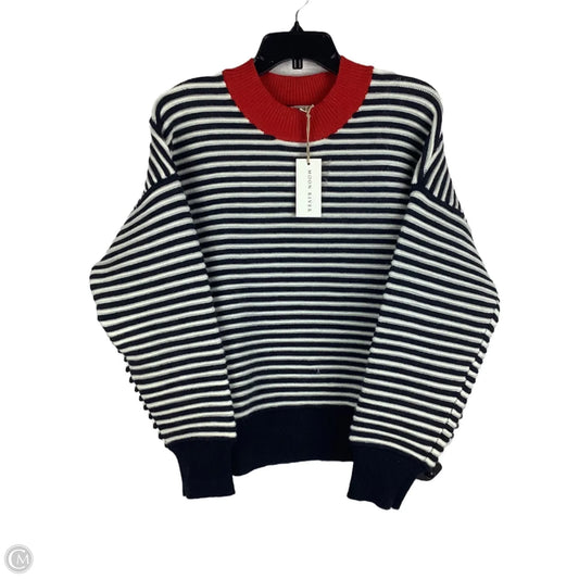 Sweater By Moon River In Striped Pattern, Size: M