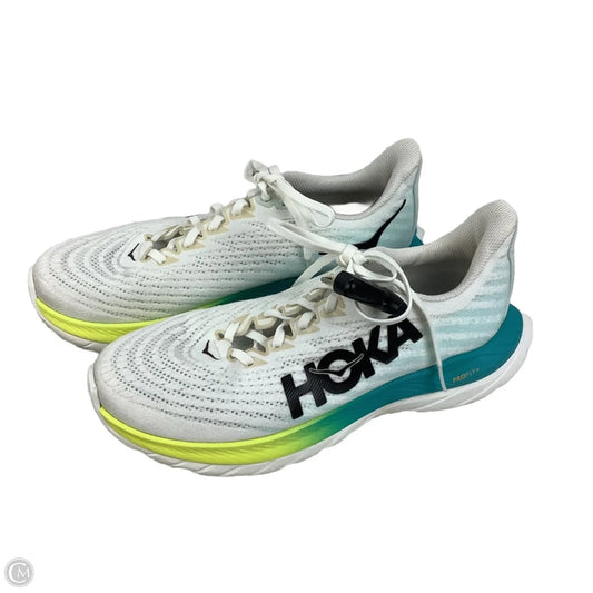 Shoes Athletic By Hoka In White, Size: 9.5