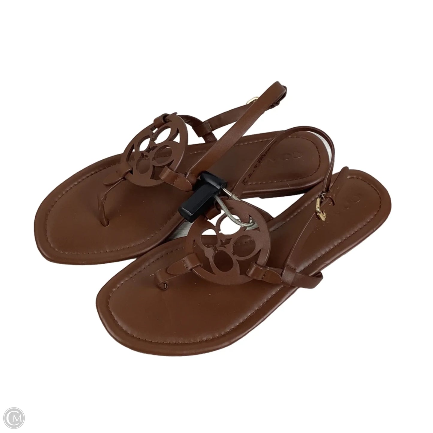 Sandals Designer By Coach In Brown, Size: 8.5