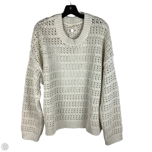 Sweater By Universal Thread In Cream, Size: 2x