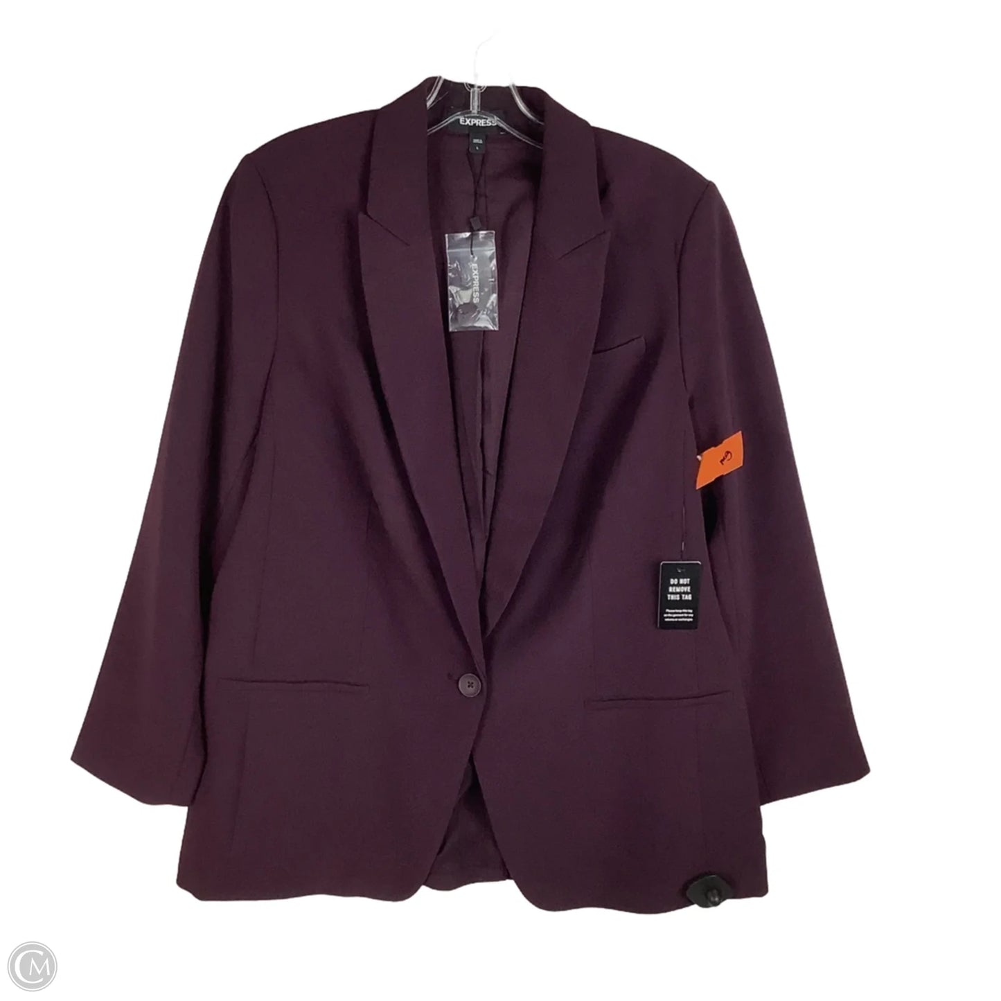 Blazer By Express In Purple, Size: L