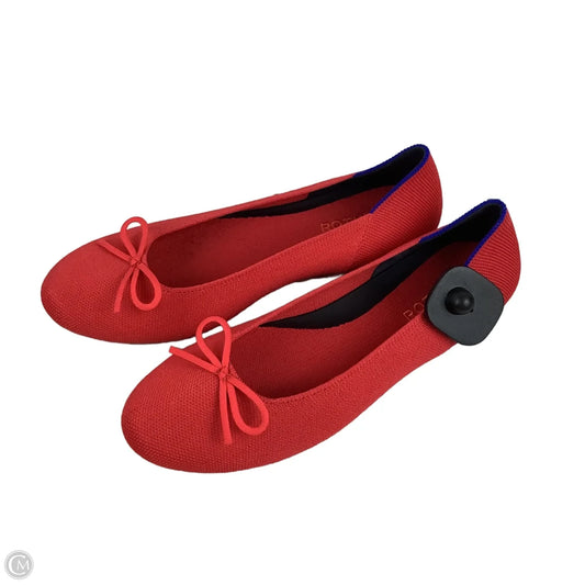 Shoes Flats By Rothys In Red, Size: 9.5