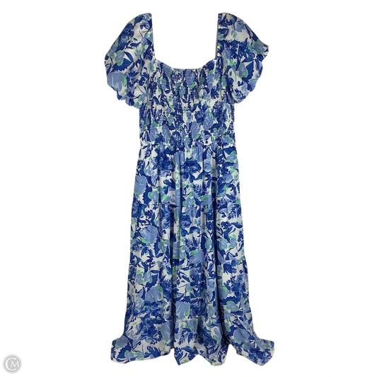 Dress Casual Maxi By Prettygarden In Blue, Size: L