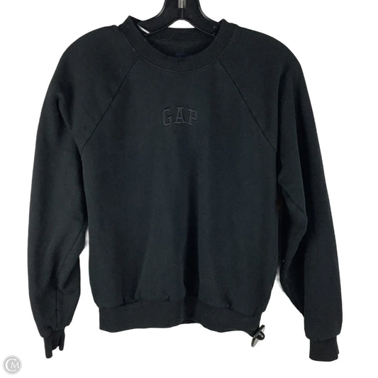 Top Long Sleeve By Gap In Black, Size: Xxs