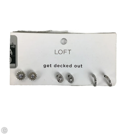 Earrings Stud By Loft, Size: 03 Piece Set