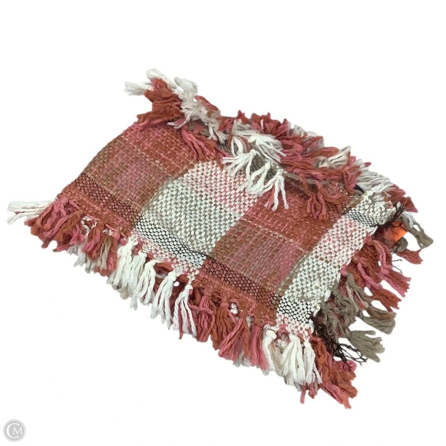 Scarf Winter By Clothes Mentor In Orange & Pink