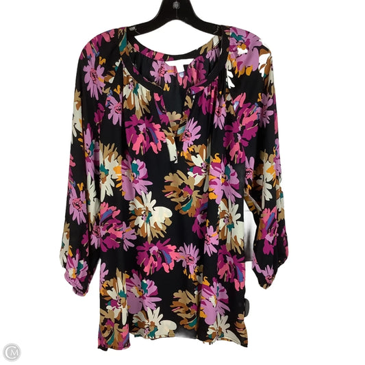 Top Long Sleeve By The Pioneer Woman In Floral Print, Size: Xl