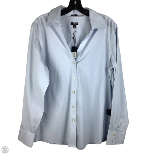 Top Long Sleeve By Talbots In Blue, Size: Xl