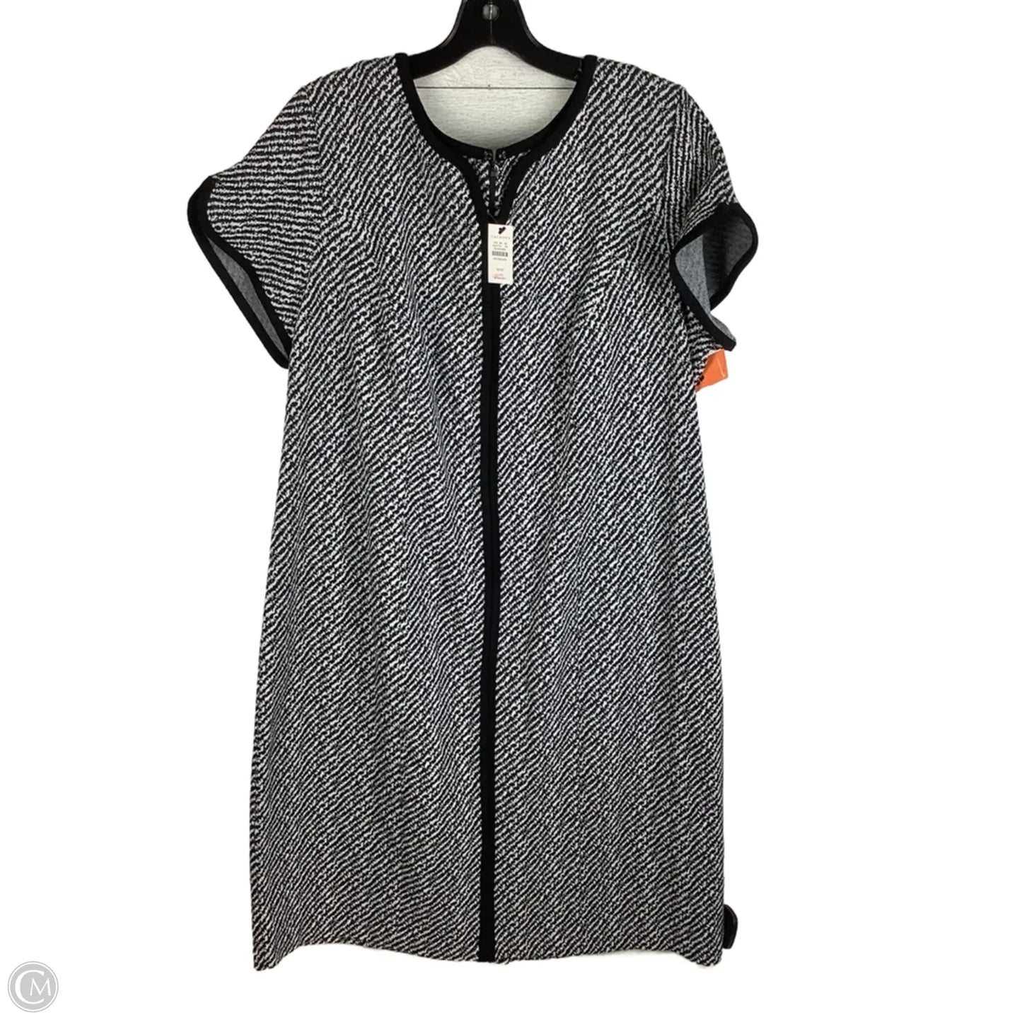 Dress Work By Talbots In Black & White, Size: 16