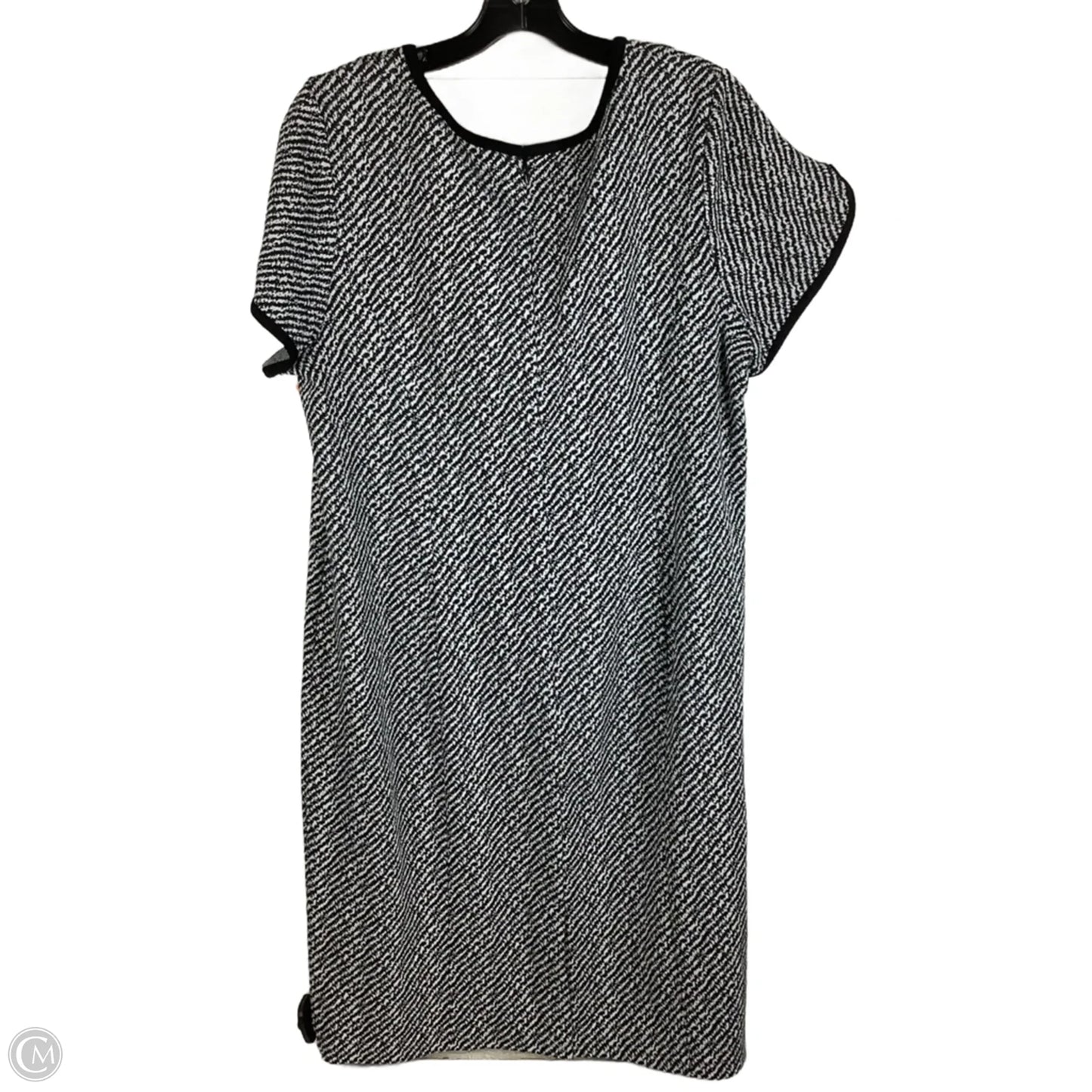 Dress Work By Talbots In Black & White, Size: 16