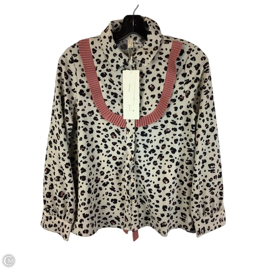 Top Long Sleeve By Clothes Mentor In Animal Print, Size: S
