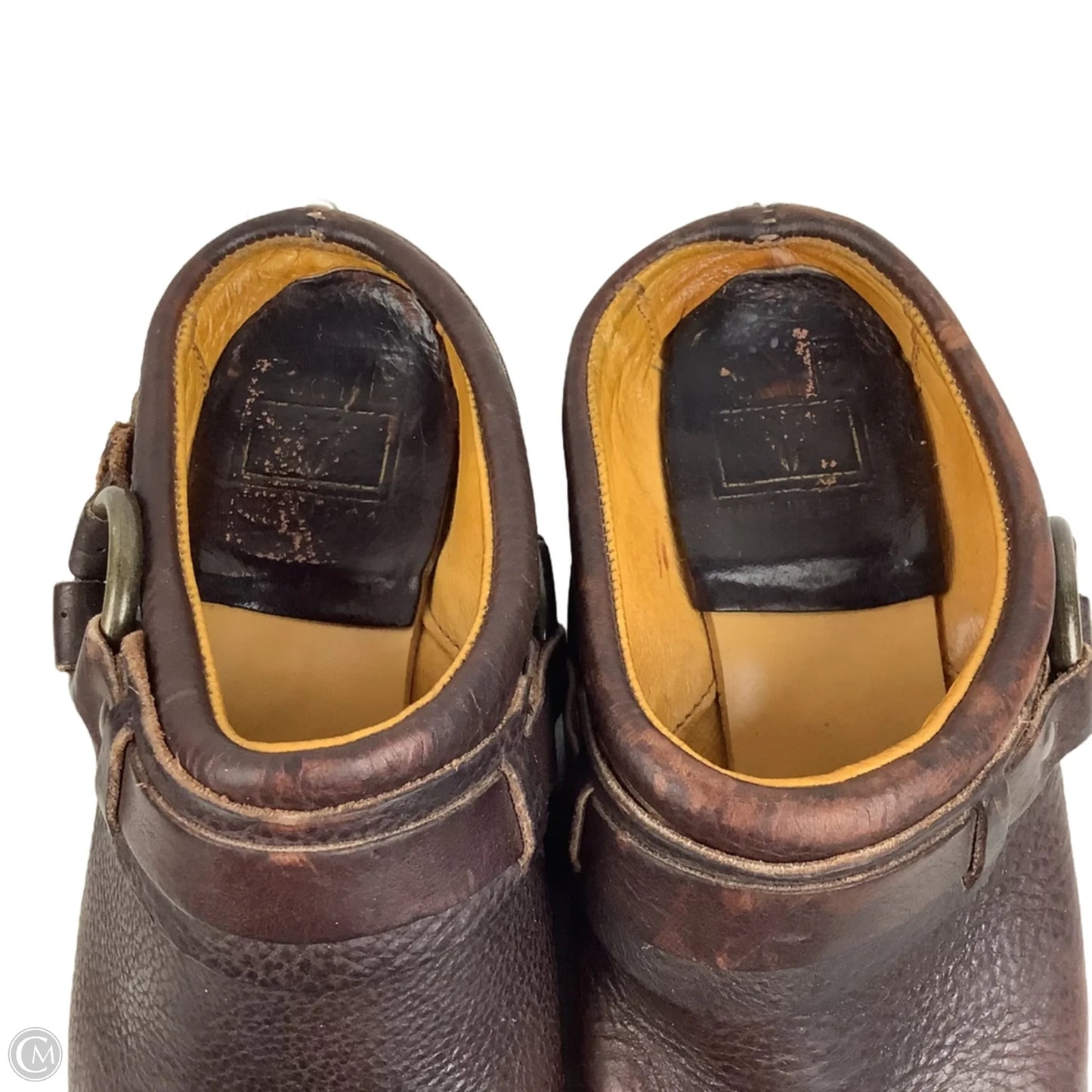 Shoes Designer By Frye In Brown, Size: 9