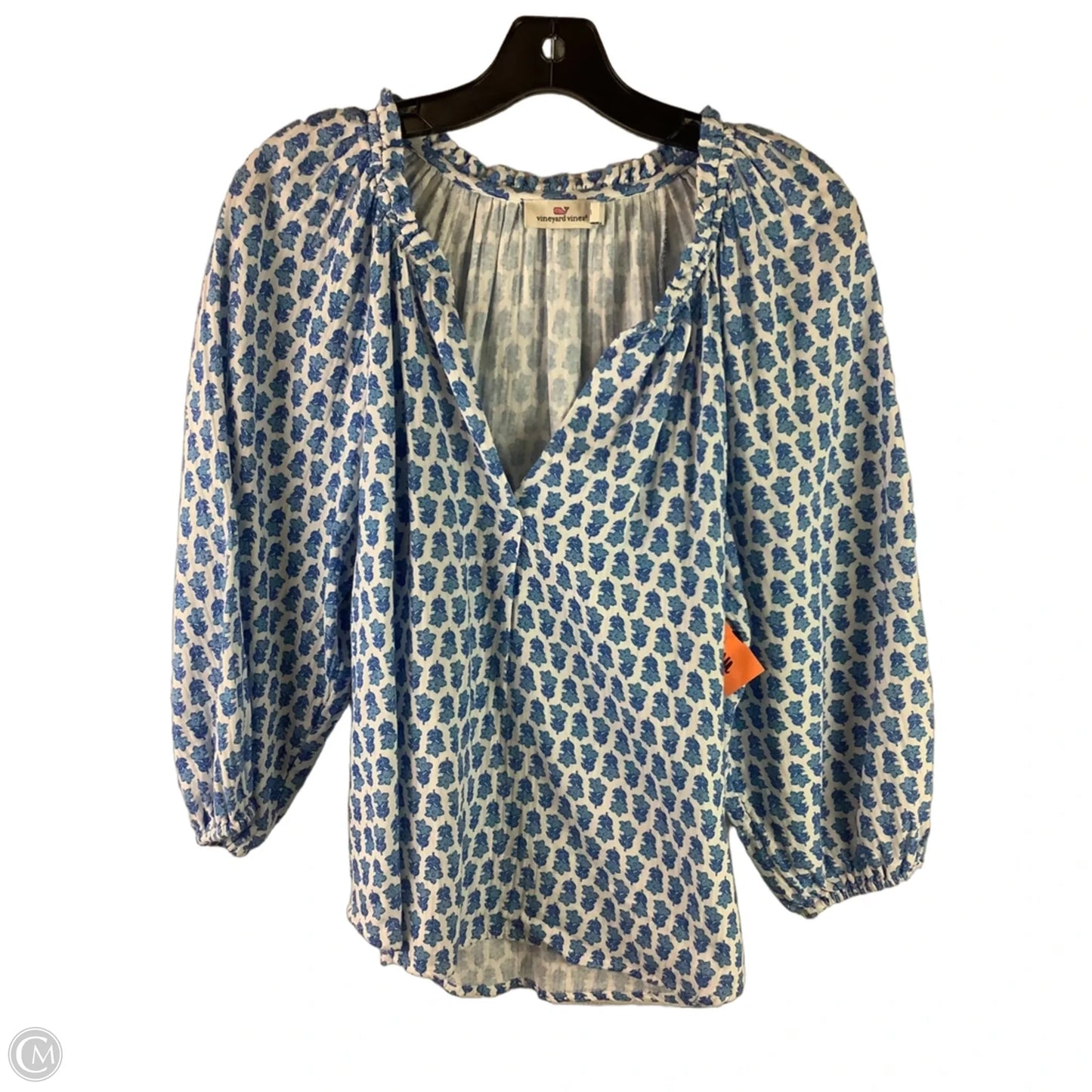 Top Long Sleeve By Vineyard Vines In Blue, Size: S