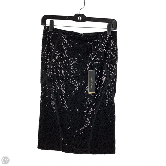 Skirt Midi By Donna Karan In Black, Size: 4