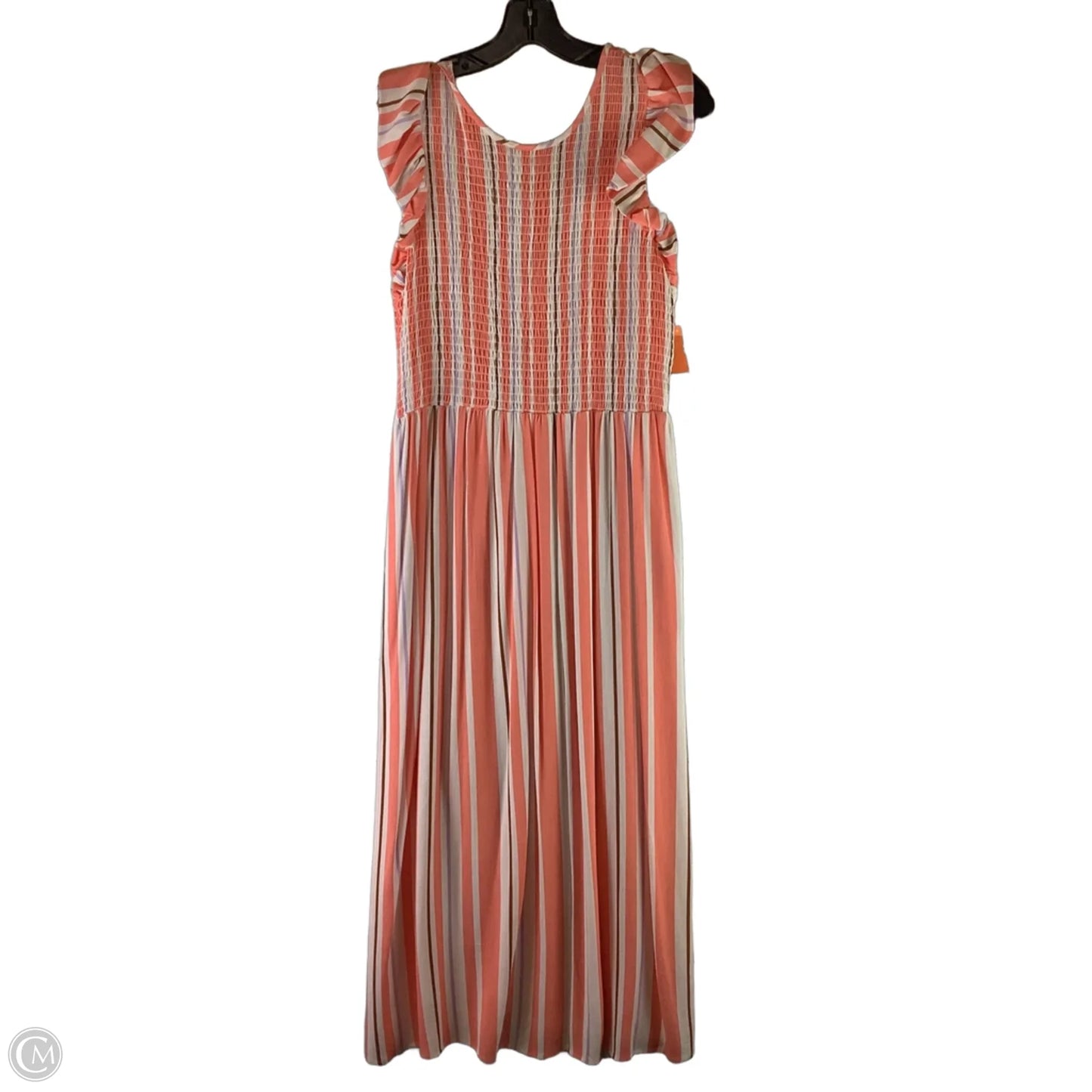 Dress Casual Maxi By A New Day In Coral, Size: M