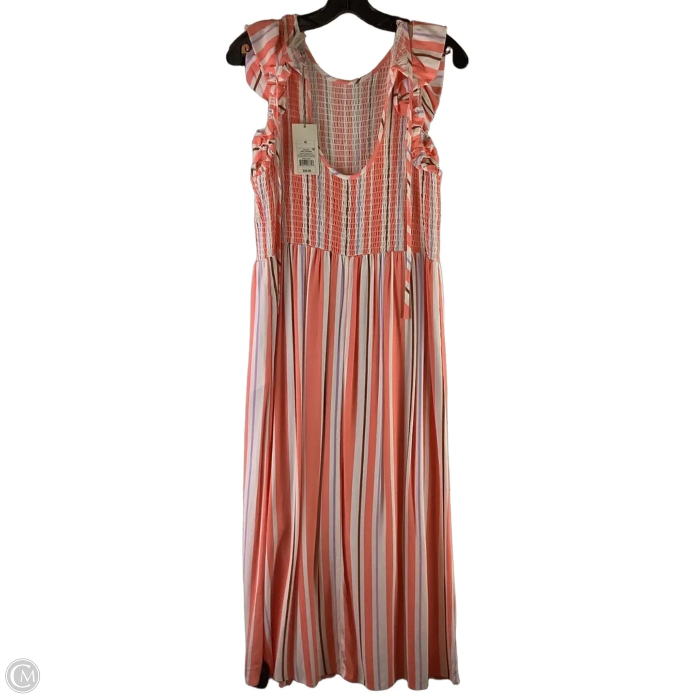 Dress Casual Maxi By A New Day In Coral, Size: M