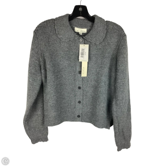 Sweater Cardigan By Pinch In Grey, Size: M