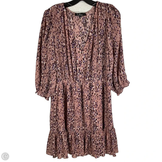 Dress Party Short By Lulus In Pink, Size: Xl