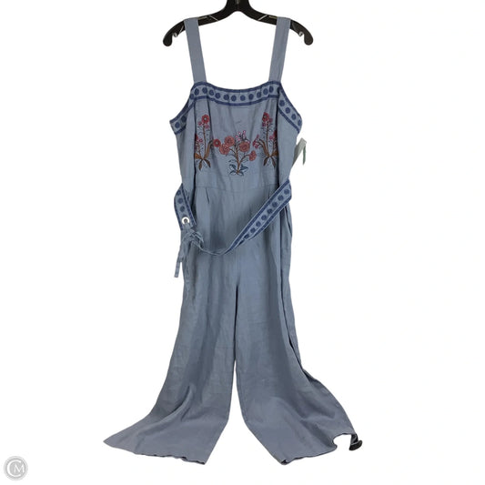 Jumpsuit By Spartina In Blue, Size: 16