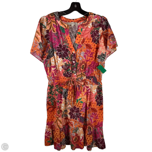 Dress Casual Short By Loft In Multi-colored, Size: L