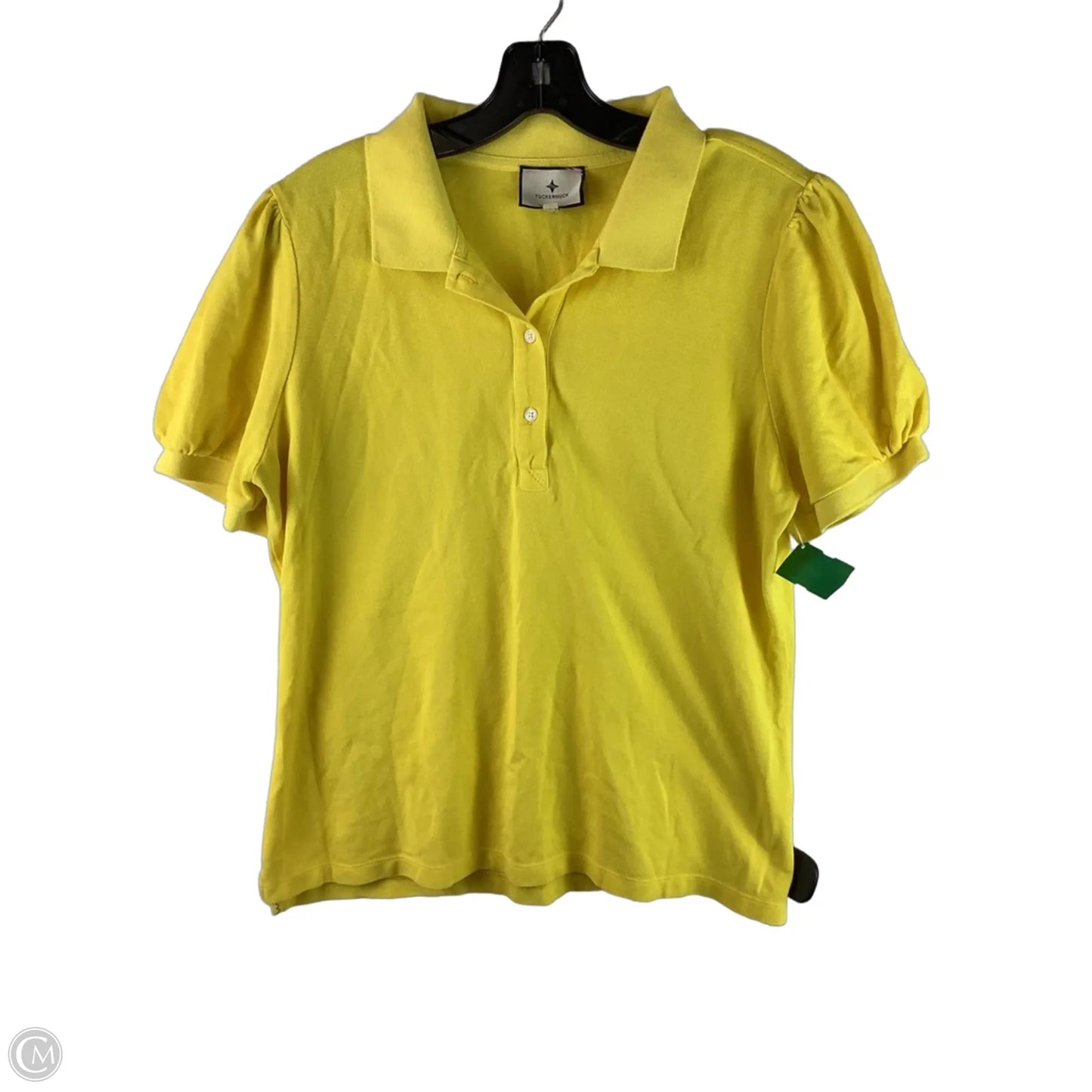 Top Short Sleeve By Tuckernuck In Yellow, Size: Xl
