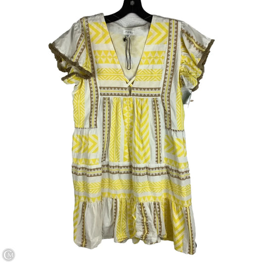 Dress Casual Short By Thml In Yellow, Size: M