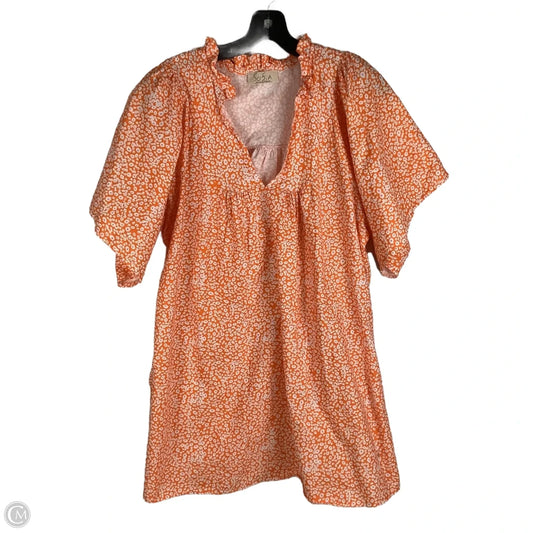 Dress Casual Short By Clothes Mentor In Orange, Size: Est M