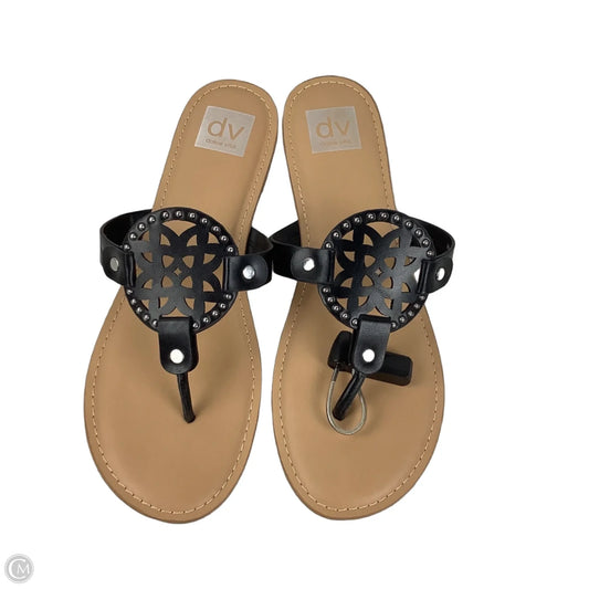 Sandals Flats By Dolce Vita In Black & Tan, Size: 10
