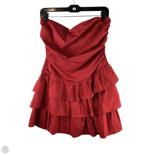 Dress Casual Short By Day + Moon In Red, Size: M