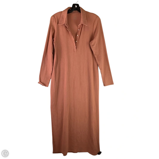 Dress Casual Maxi By Aerie In Orange, Size: L