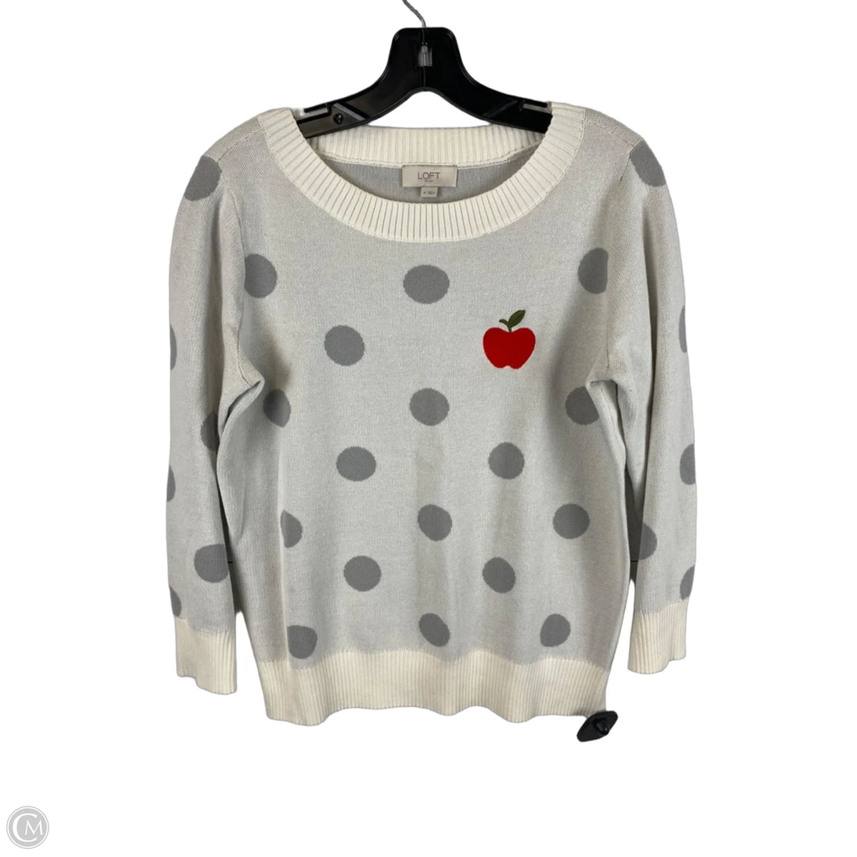 Sweater By Loft In Grey, Size: M