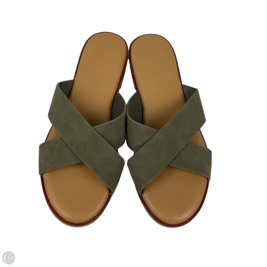 Sandals Flats By Cynthia Rowley In Green, Size: 9