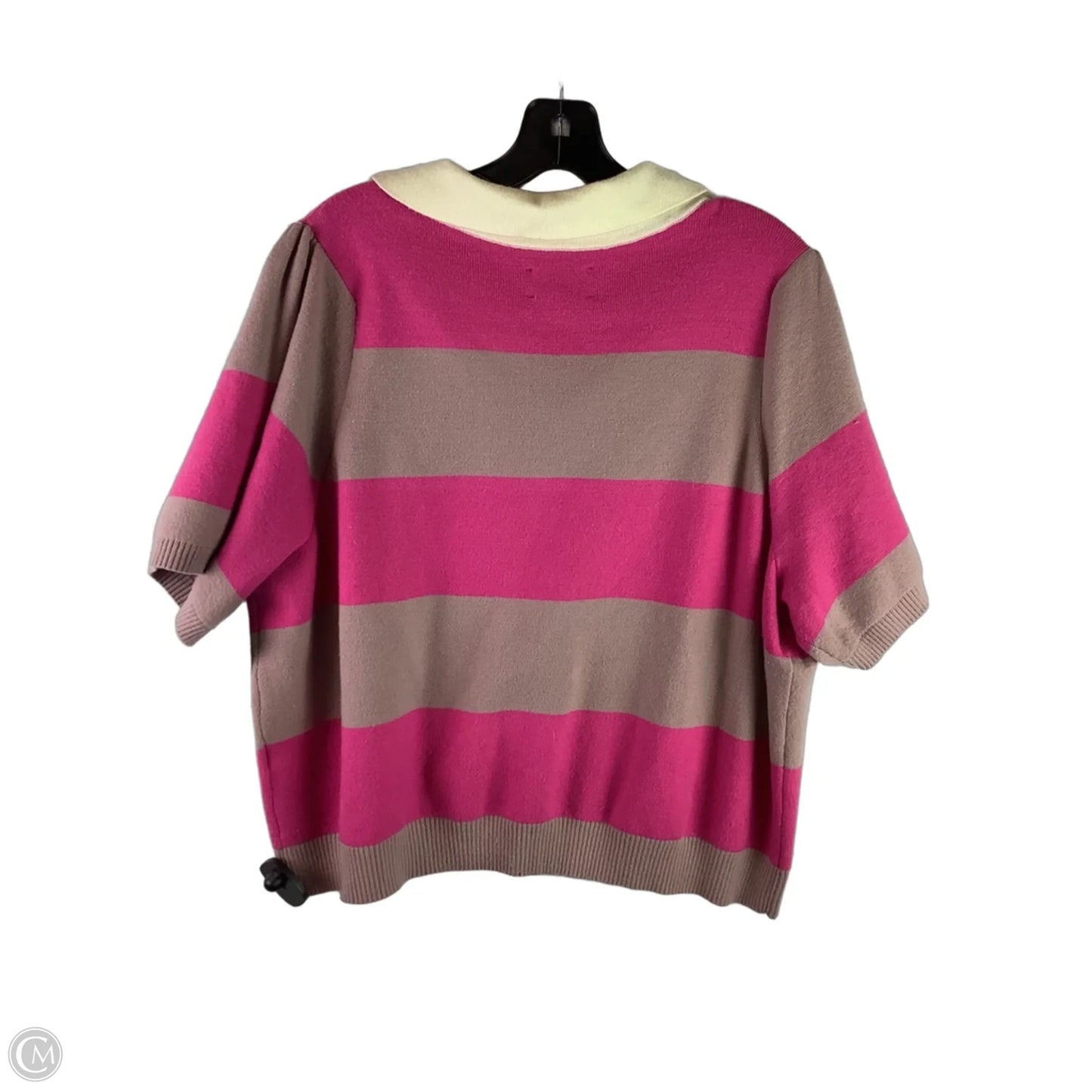 Top Short Sleeve By Lucky Brand In Pink, Size: Xxl