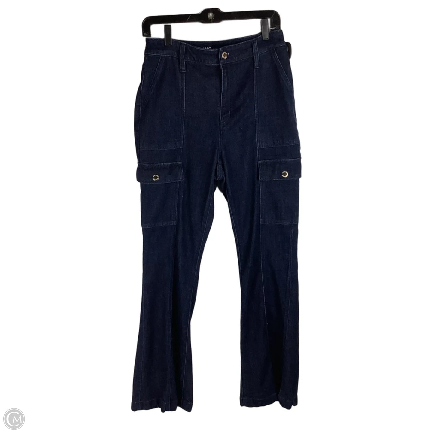 Jeans Flared By International Concepts In Blue Denim, Size: 8