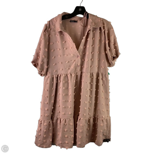 Dress Casual Short By Very J In Pink, Size: L