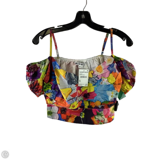 Top Short Sleeve By Walter Baker In Multi-colored, Size: Xs