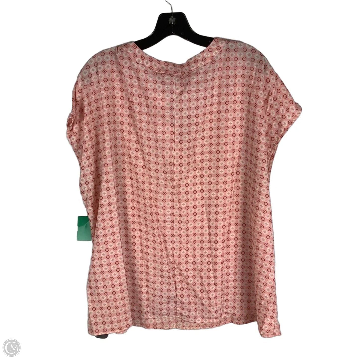 Top Short Sleeve By Andree By Unit In Pink, Size: 1x