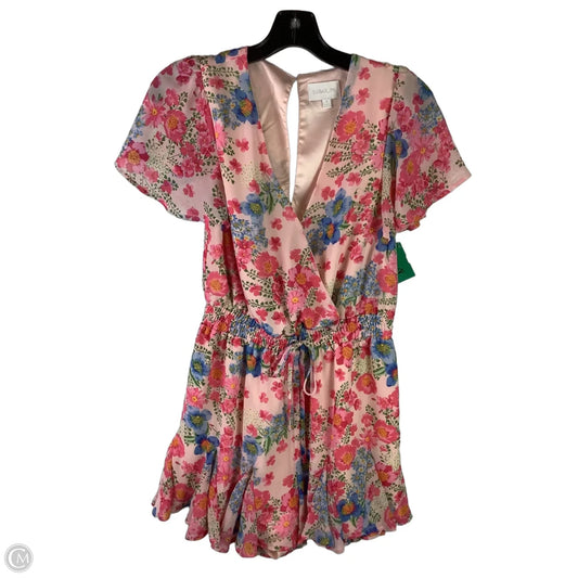 Romper By Sugar Lips In Floral Print, Size: S