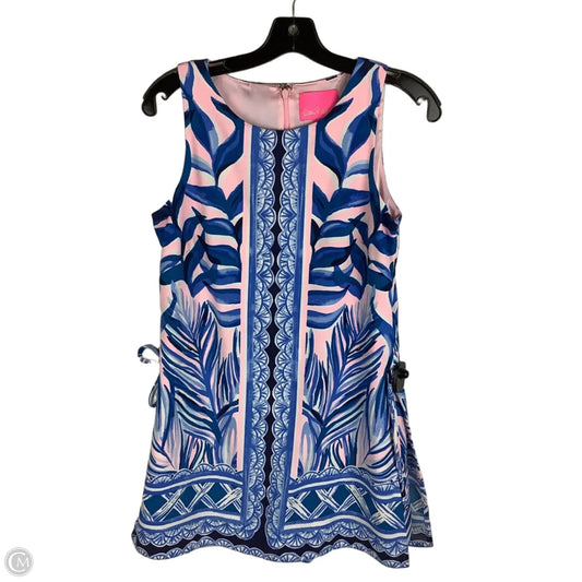 Dress/Romper Designer By Lilly Pulitzer In Blue & Pink, Size: 2