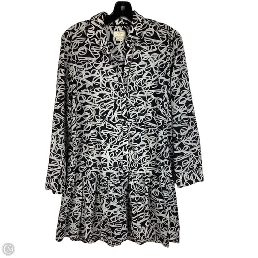 Dress Designer By Kate Spade In Black & White, Size: M