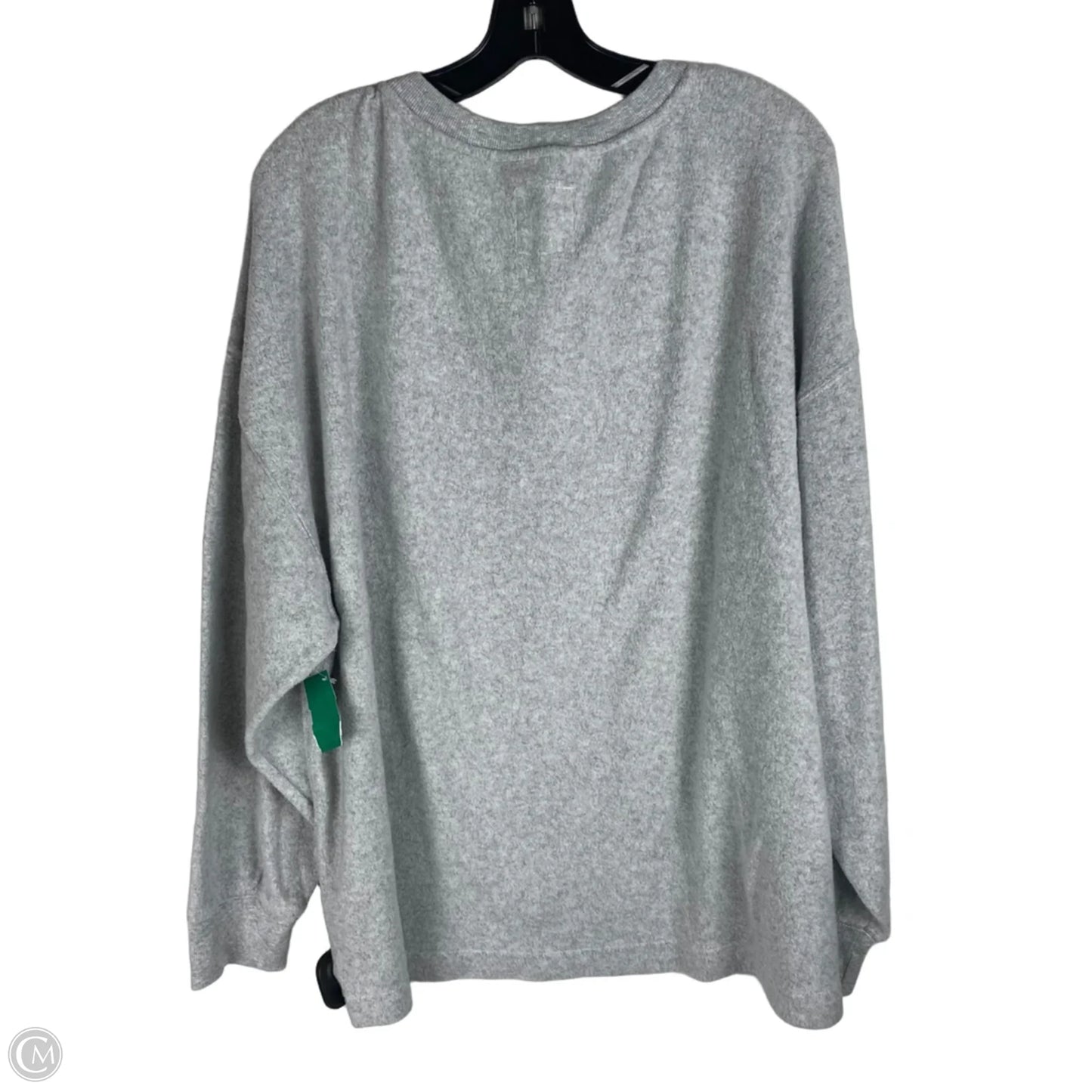 Top Long Sleeve By Aerie In Grey, Size: Xl